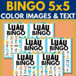 Free Hawaiian Luau Bingo Printables For All Ages, Small And Large   Free Printable Hawaiian Bingo Cards