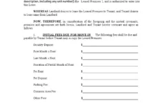 Free Printable Basic Rental Agreement Illinois