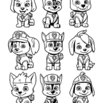 Free Paw Patrol Coloring Pages: Printable And Easy Options   Free Printable Pictures Paw Patrol