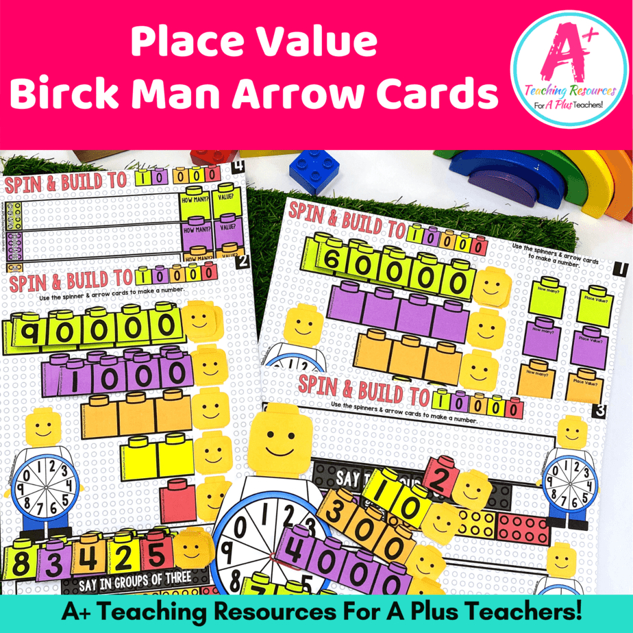 Free Place Value Games {Hand-On Math Games!} - Free Place Value Arrow Cards Printable