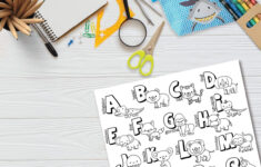 Free Printable Alphabet Placemat