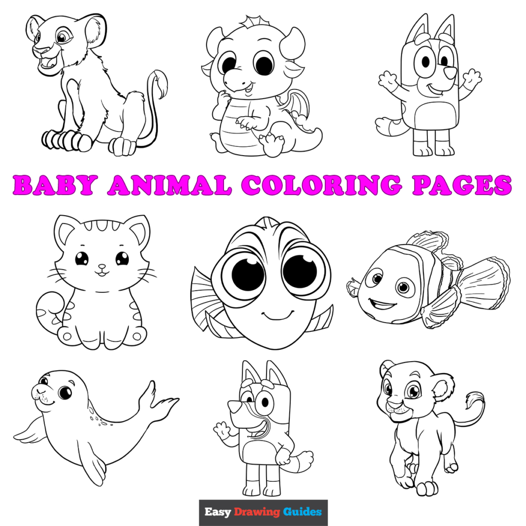 Free Printable Baby Animal Coloring Pages For Kids - Free Printable Coloring Pages Of Baby Animals