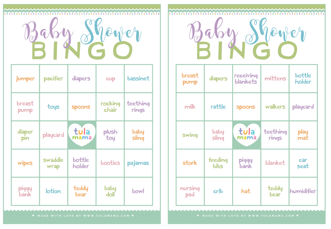 Free Printable Baby Shower Bingo - Free Printable Baby Shower Bingo 50 Cards