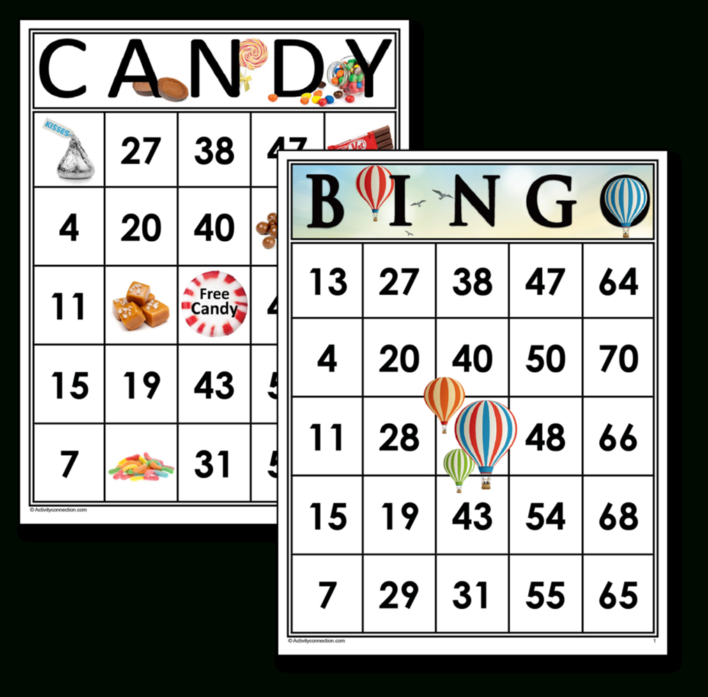 Free Printable Bingo Cards - Activity Connection - Free Printable Bingo Sheets