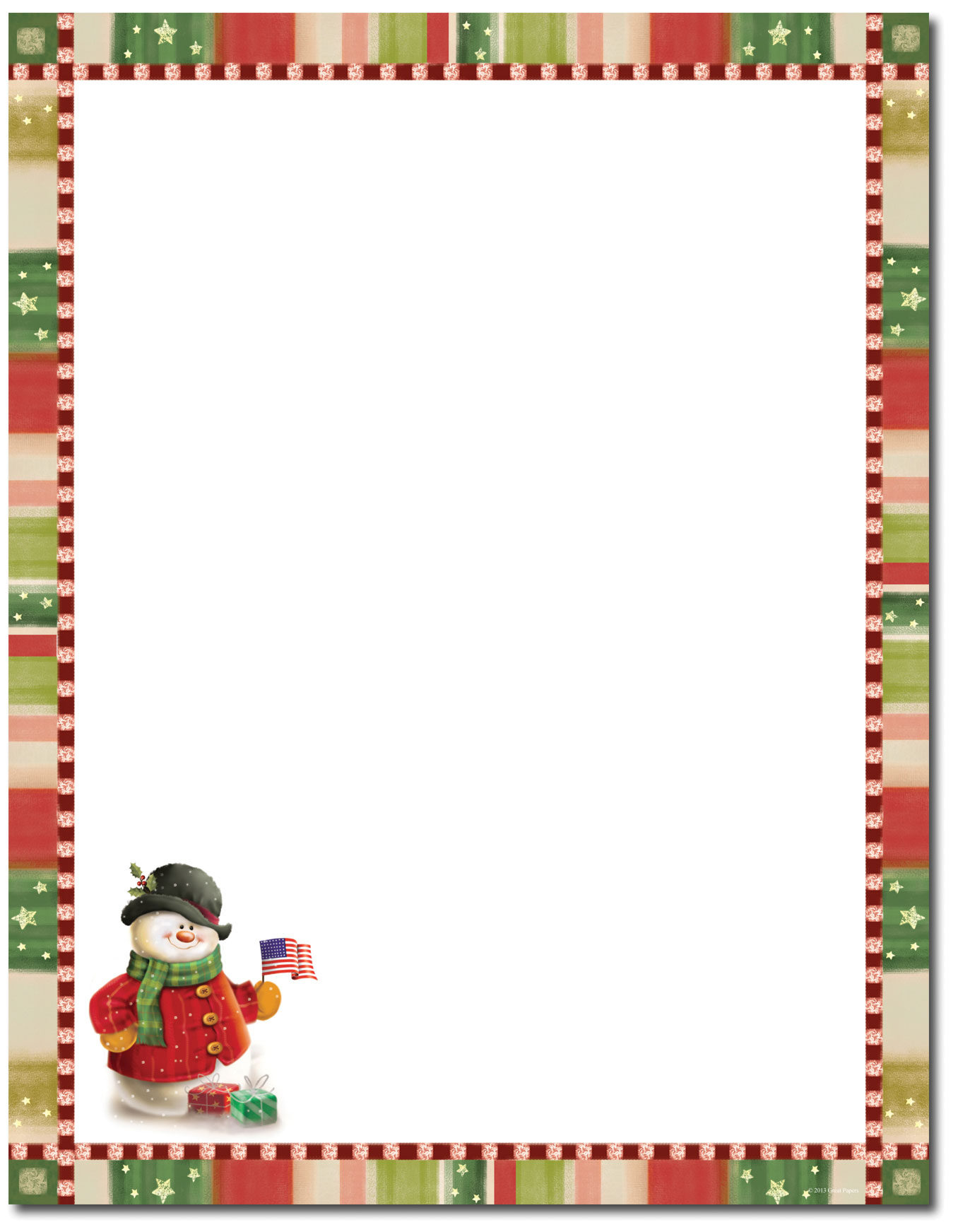 Free Printable Christmas Stationery Borders - Free Printable Christmas Stationery Borders