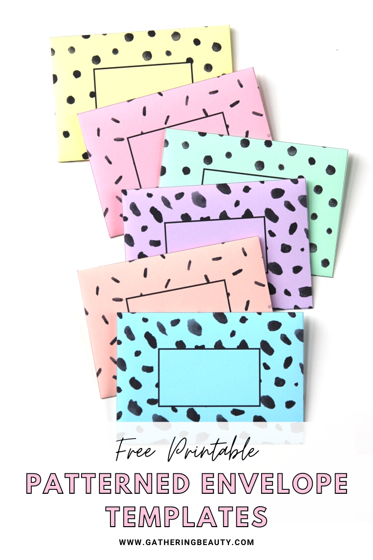 Free Printable Envelope Template — Gathering Beauty - Free Printable Cute Envelopes