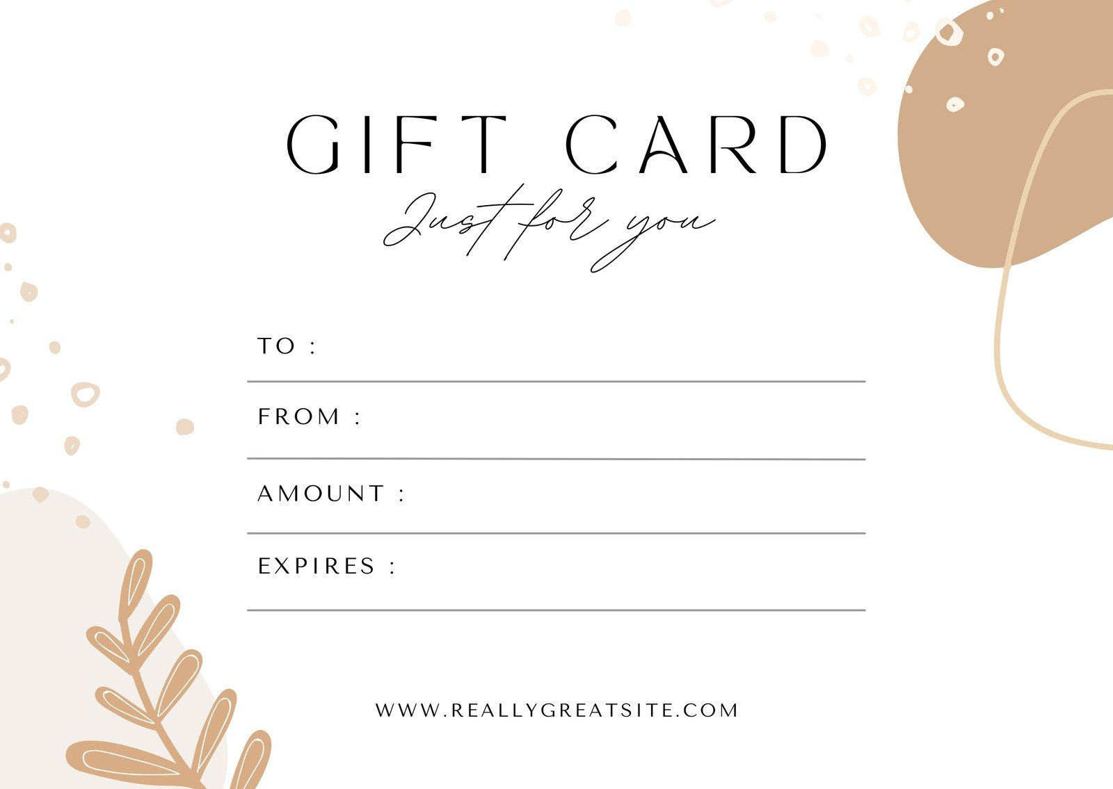 Free, Printable Gift Certificate Templates To Customize | Canva - Gift Cards Free Printables