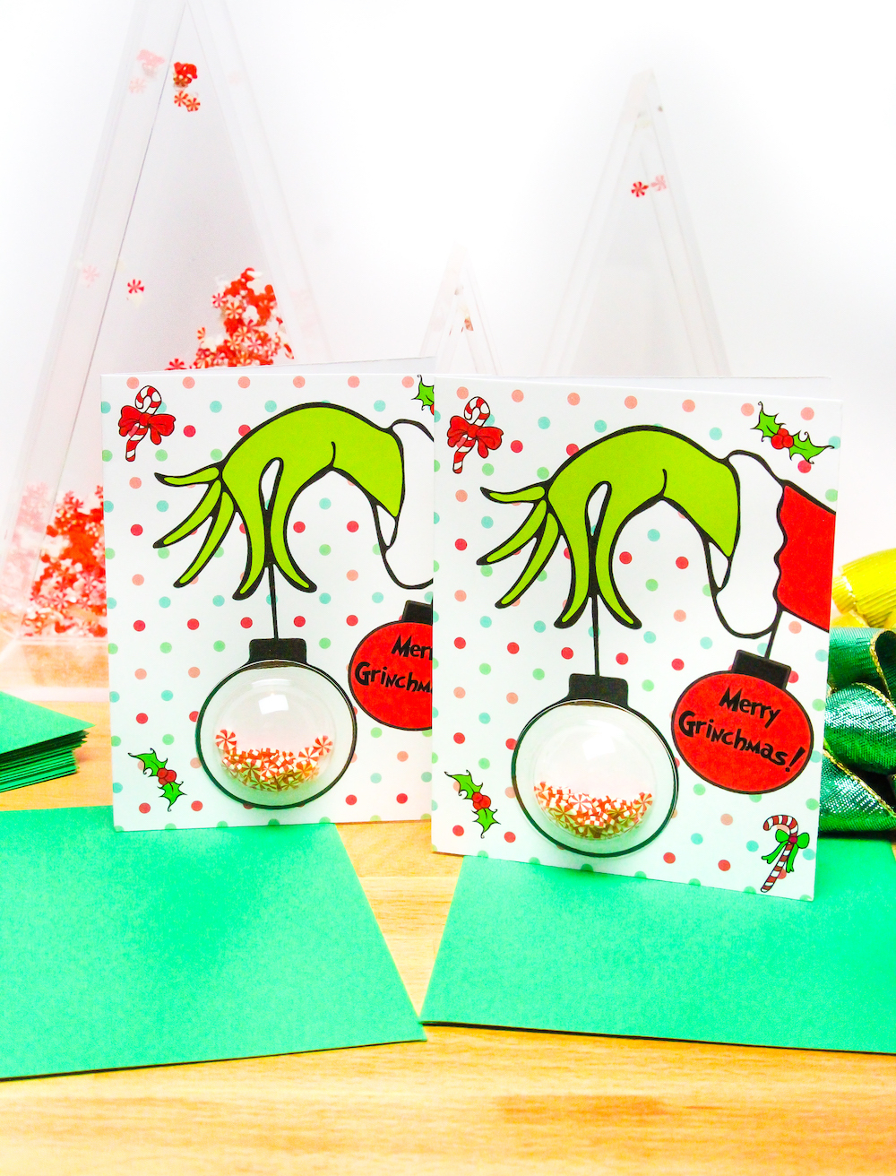 Free Printable Grinchmas Shaker Cards! ⋆ Brite And Bubbly - Grinch Card Printable