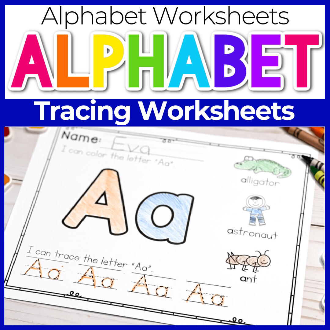 Free Printable Preschool Alphabet Worksheets A-Z - Free Printable Alphabet Worksheets A-Z