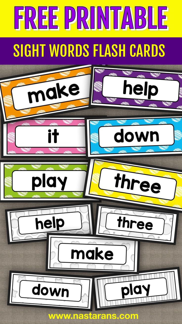 Free Printable Sight Words Flash Cards - Pre-Primer!#Sightwords - Free Printable 2Nd Grade Sight Words Flash Cards