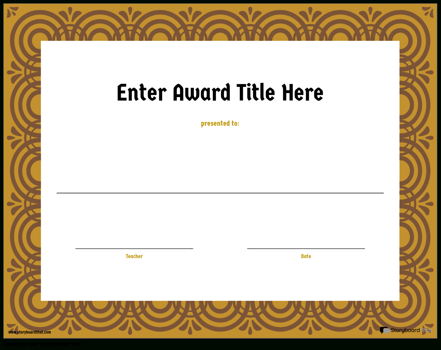 Free Printable Student Certificate And Award Templates - Free Printable Award Certificate Borders