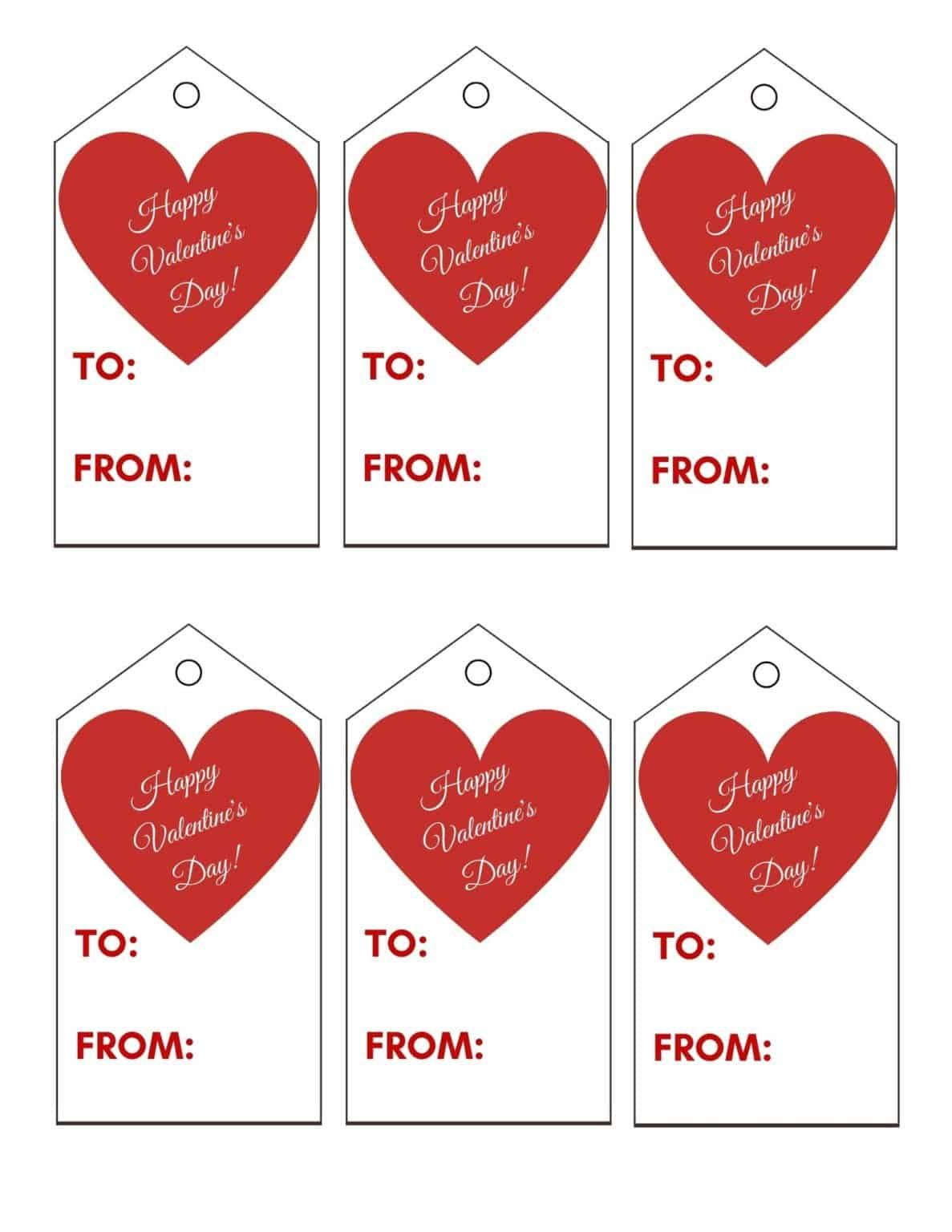 Free Printable Valentine Tags - Add A Little Adventure | Free - Free Printable Valentines Day