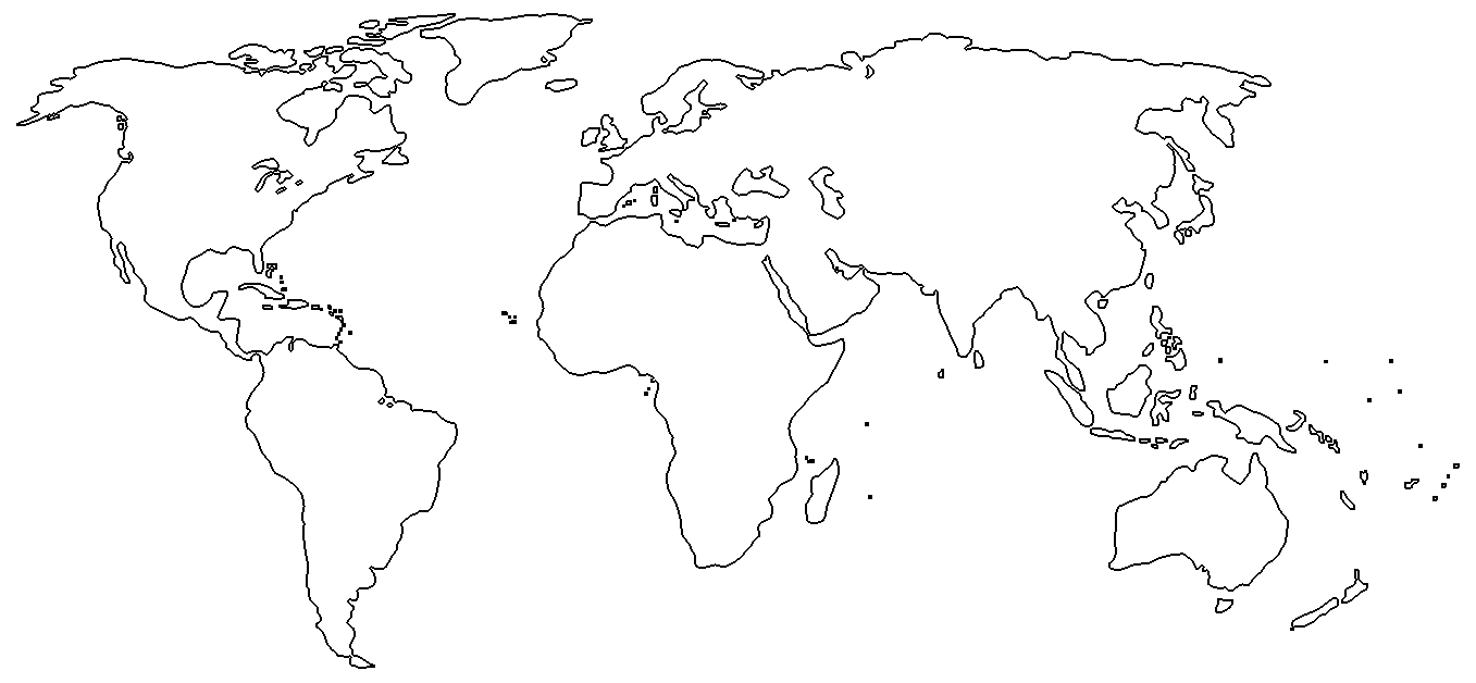 Free Printable World Map With Countries Template In Pdf, 40% Off - Free Printable Country Stencils