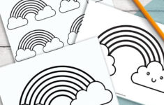 Free Printable Rainbow Stencils