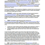 Free Standard Residential Lease Agreement Template | Pdf | Word   Free Lease Agreement Online Printable