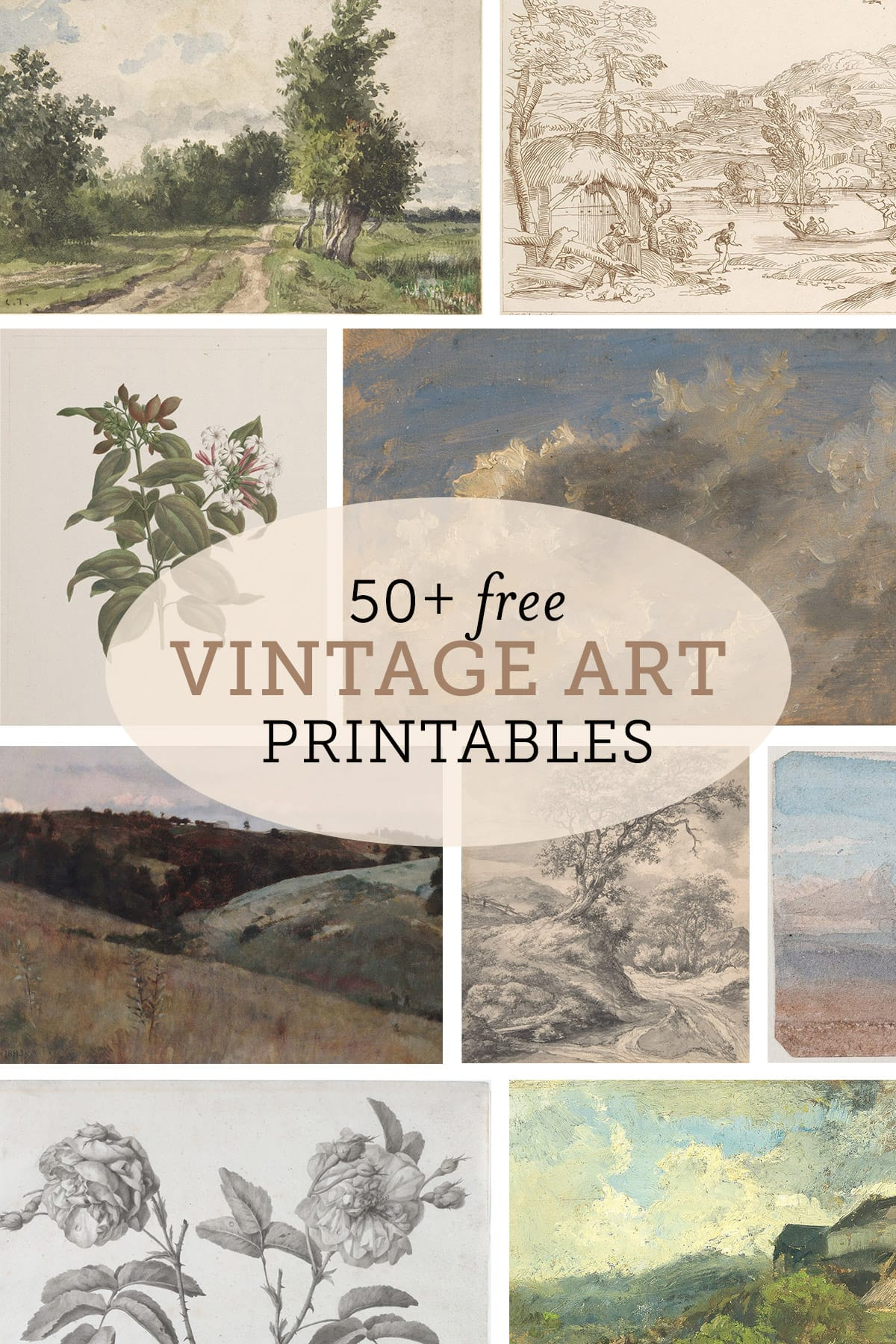 Free Vintage Printable Art Sources - Jenna Sue Design - Free Printable Images Vintage