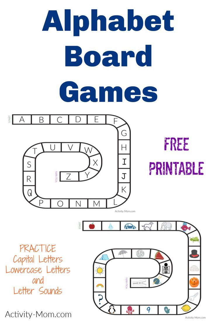 Fun Alphabet Games For Letter Practice - Free Printable Alphabet Games And Activities