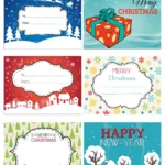 Fun And Colorful Christmas Labels   Free Printables   Free Printable Christmas Labels Word