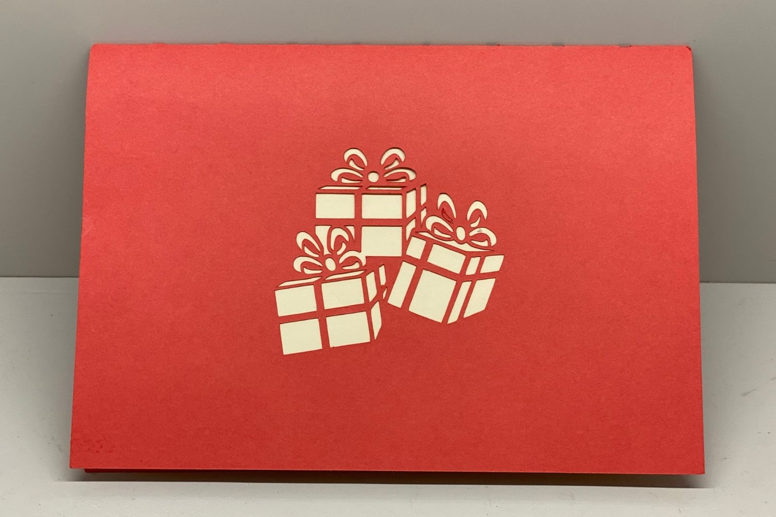 Gift Box Pop-Up Card Template | Pop-Up Card Templates Free - Pop Up Templates Free