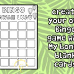 Hawaii Aloha Bingo Game Templates Printable Coloring Pages   Free Printable Hawaiian Bingo Cards