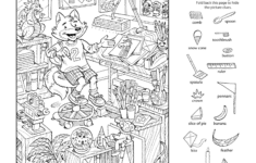 Hidden Object Printable Puzzles – Free Hidden Pictures For Adults To Print