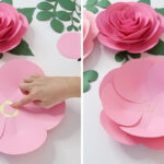 How To Make Big Paper Roses Stepstep (+ Free Template   Free Printable Large Paper Rose Template