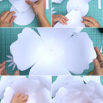 How To Make Giant Paper Roses Plus A Free Petal Template   Free Printable Large Paper Rose Template