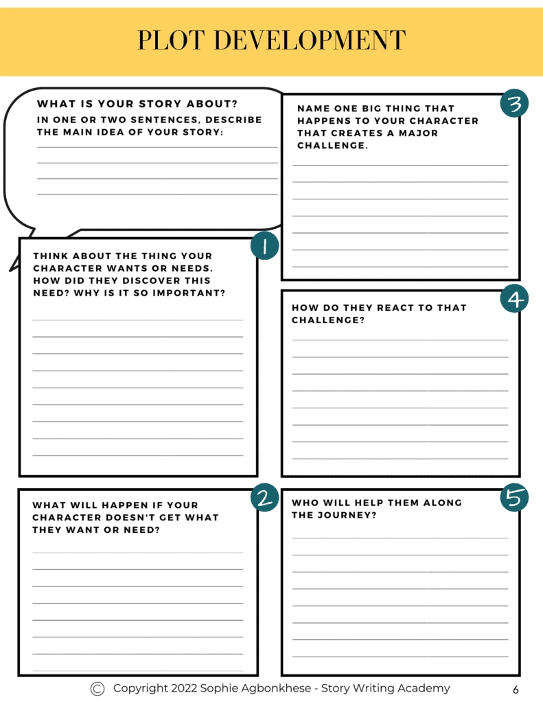 How To Plan A Short Story: Free Story Planner Template - Printable Short Stories