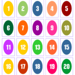 Large Number Cards 1 20   10 Free Pdf Printables | Printablee   Numbers 1 To 20 Printable