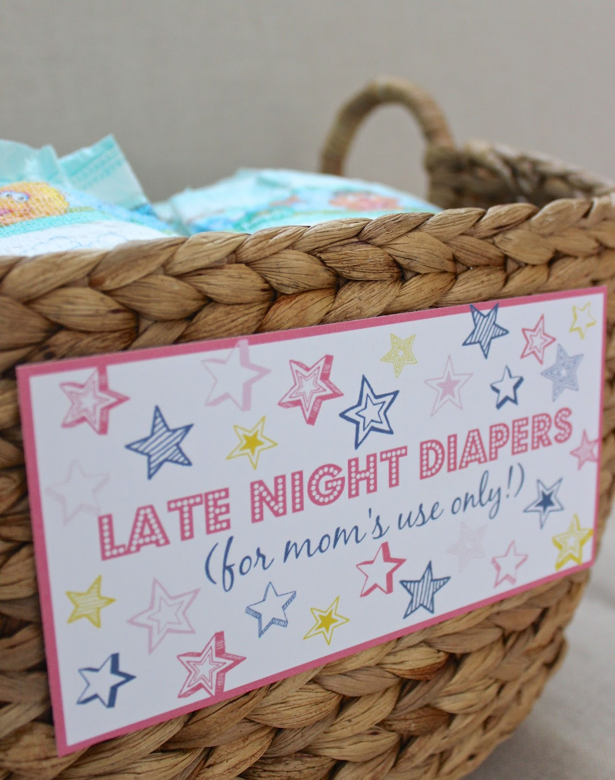 Late Night Diapers Baby Shower Printables - Drivendecor - Free Printable Late Night Diaper Sign