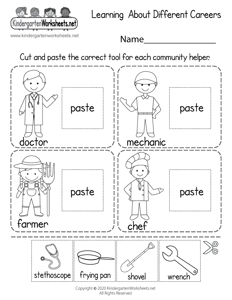 Learning About Careers Worksheet - Free Printable, Digital, &amp;amp; Pdf - Free Printable Worksheets Jobs