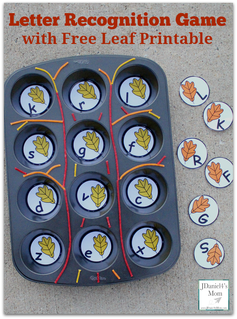 Letter Recognition Game With Free Leaf Printable - Free Printable Alphabet Recognition Games