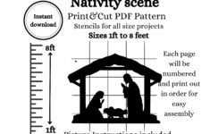 Free Printable Nativity Stencils