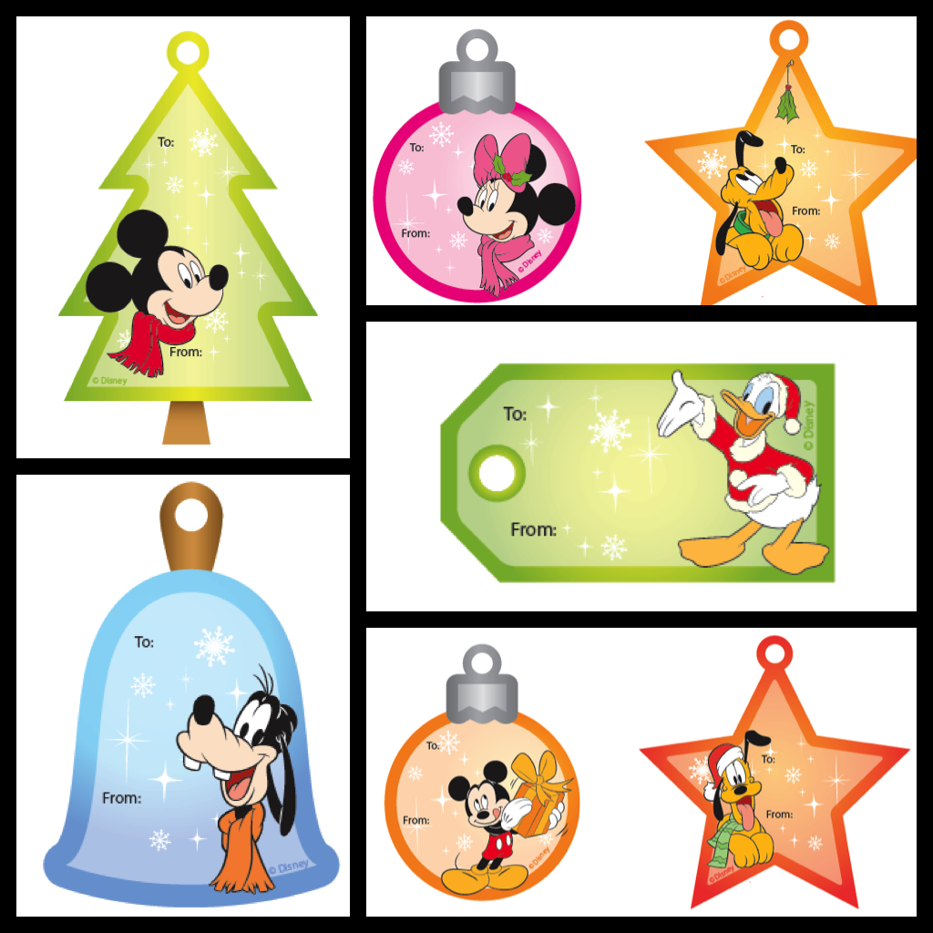 Magically Melissa: Fun Find: Disney Christmas Gift Tags - Free Printable Disney Princess Gift Tags