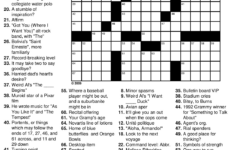 Difficult Crossword Puzzles Printable Free