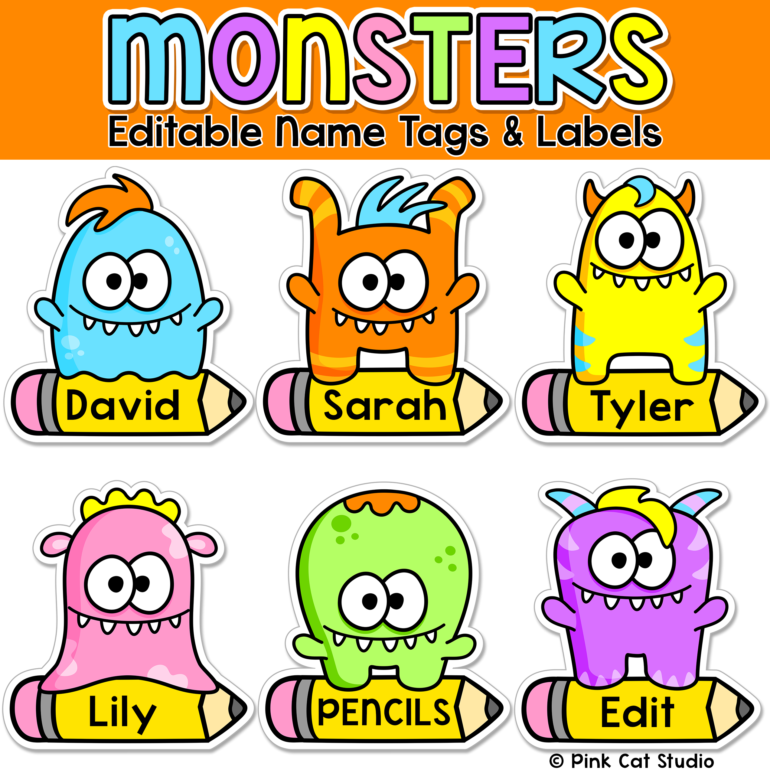 Monster Theme Editable Name Tags &amp;amp; Classroom Labels | Monster - Free Printable Monster Name Tags