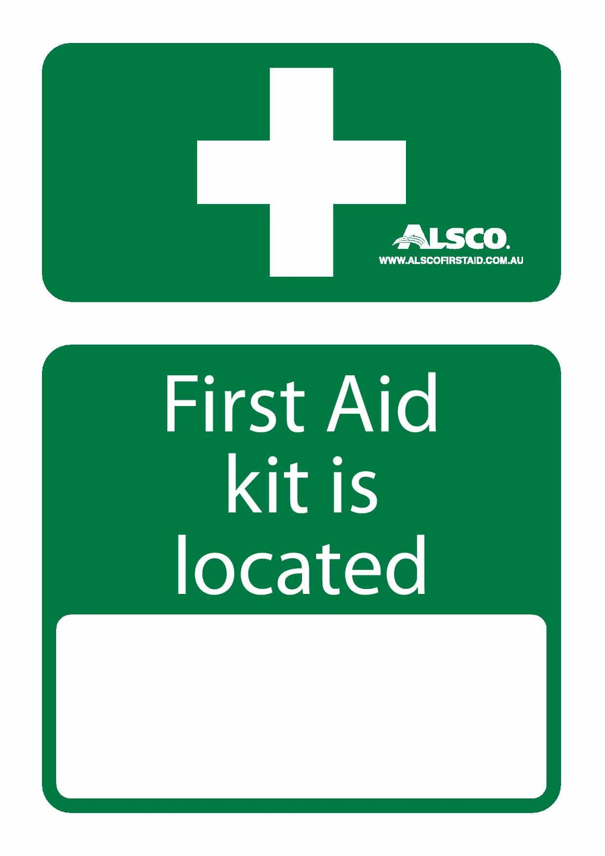 Multiple First Aid Signs | Free Poster Download | Alsco First Aid - Free Printable First Aid Kit Signs