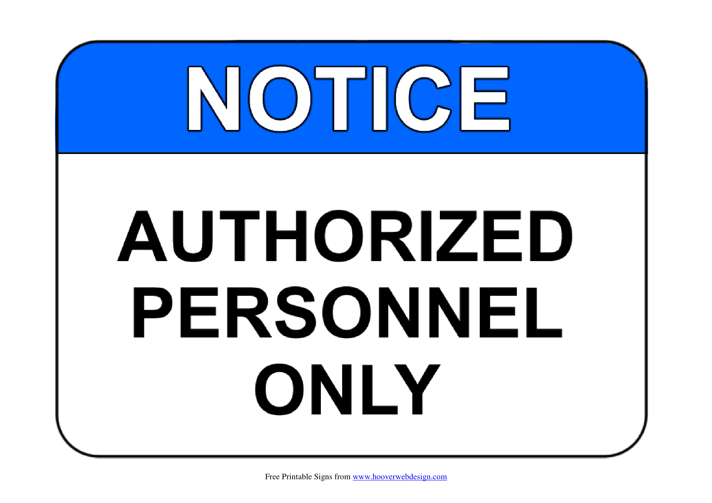 No Unauthorised Access Signs | Poster Template - Free Print Out Signs