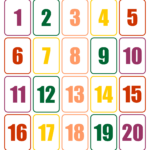 Number Cards 1 20 | Printable Numbers, Free Printable Numbers   Numbers 1 To 20 Printable
