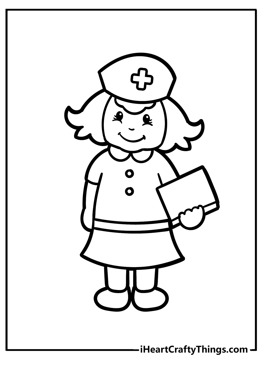 Nurse Coloring Pages (100% Free Printables) - Free Printable Nurse Pictures