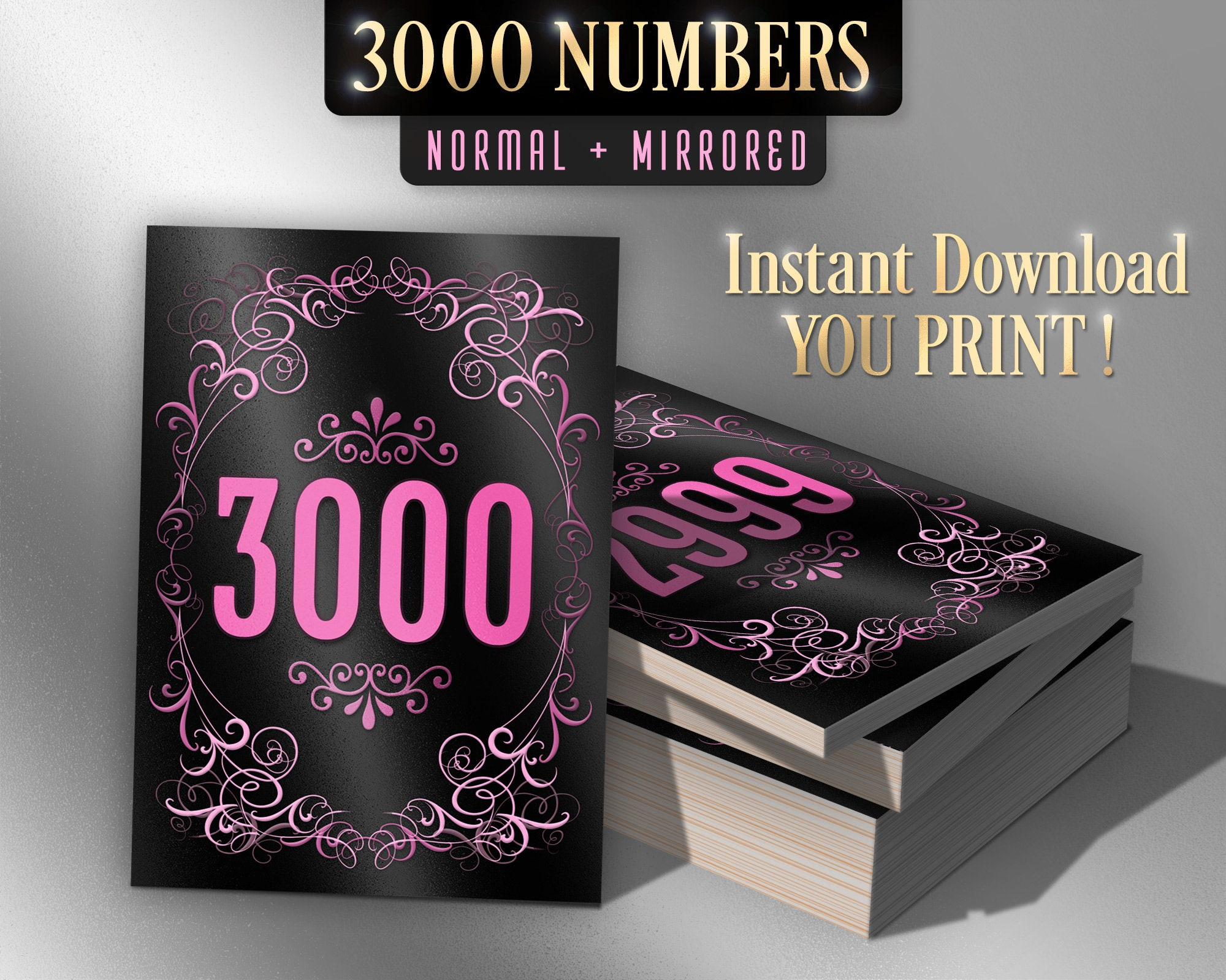 Paparazzi Numbers - Etsy - Free Printable Paparazzi Numbers