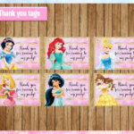 Princess Thank You Tags, Printable Princess Tags, Princess Party   Free Printable Disney Princess Gift Tags