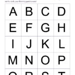 Printable Alphabet Letters   26 Letters (A Z) | Memozor   Free Printable Alphabet Tiles