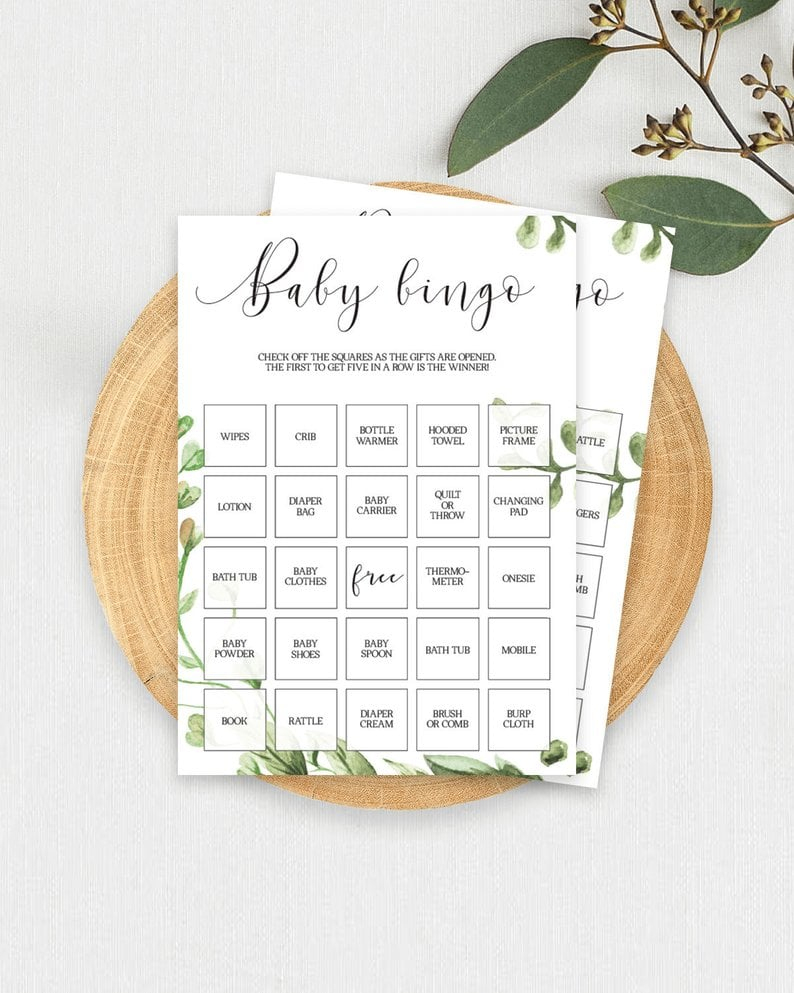 Printable Baby Shower Bingo Cards | 50 Easy-To-Print Baby Shower - Free Printable Baby Shower Bingo 50 Cards