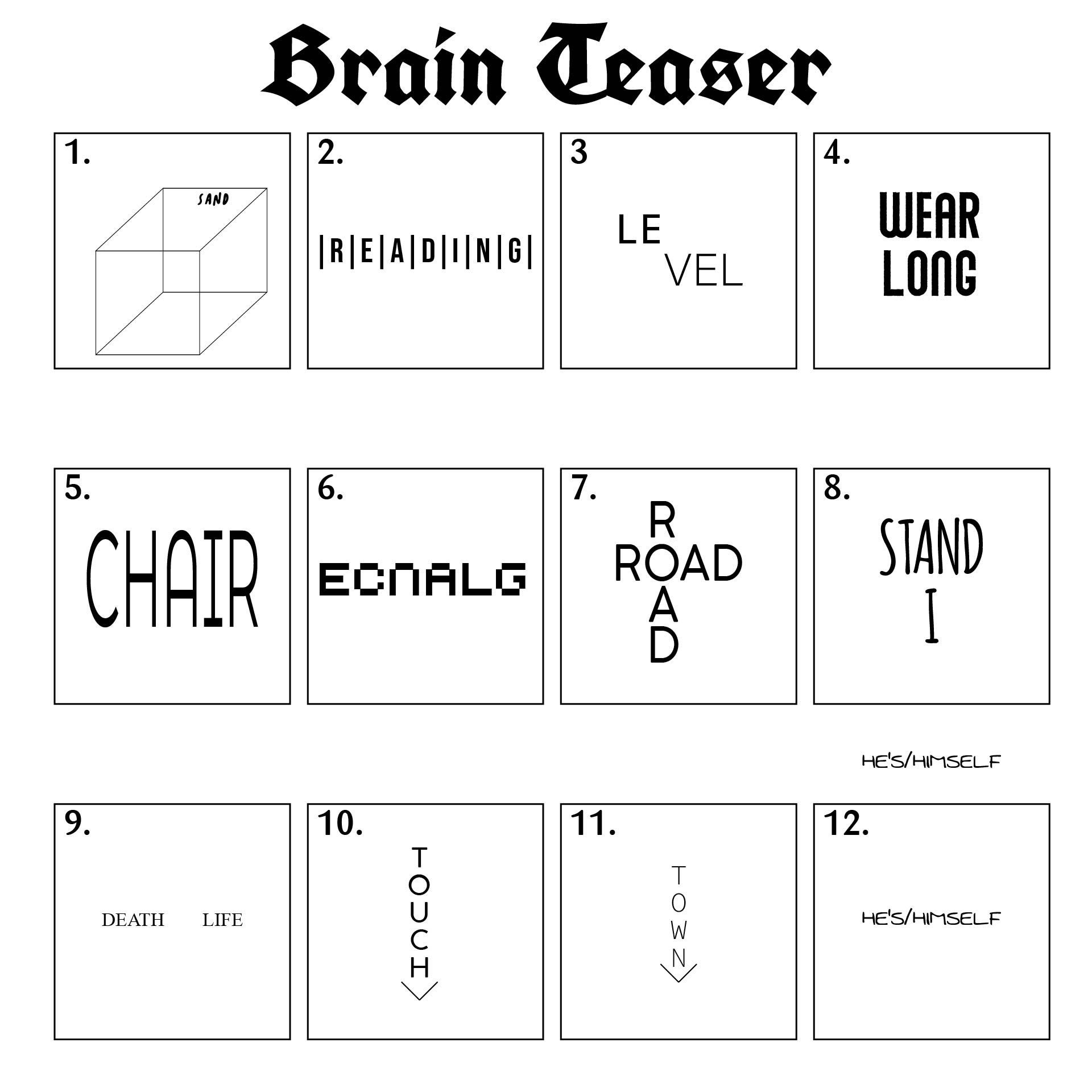 Printable Brain Teasers | Brain Games, Printable Brain Teasers - Free Printable Games For Elderly
