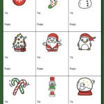 Printable Christmas Labels For Gifts   Free Printable Christmas Labels Word