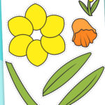 Printable Daffodil Craft (With Free Template)   Printable Pictures Of Daffodils