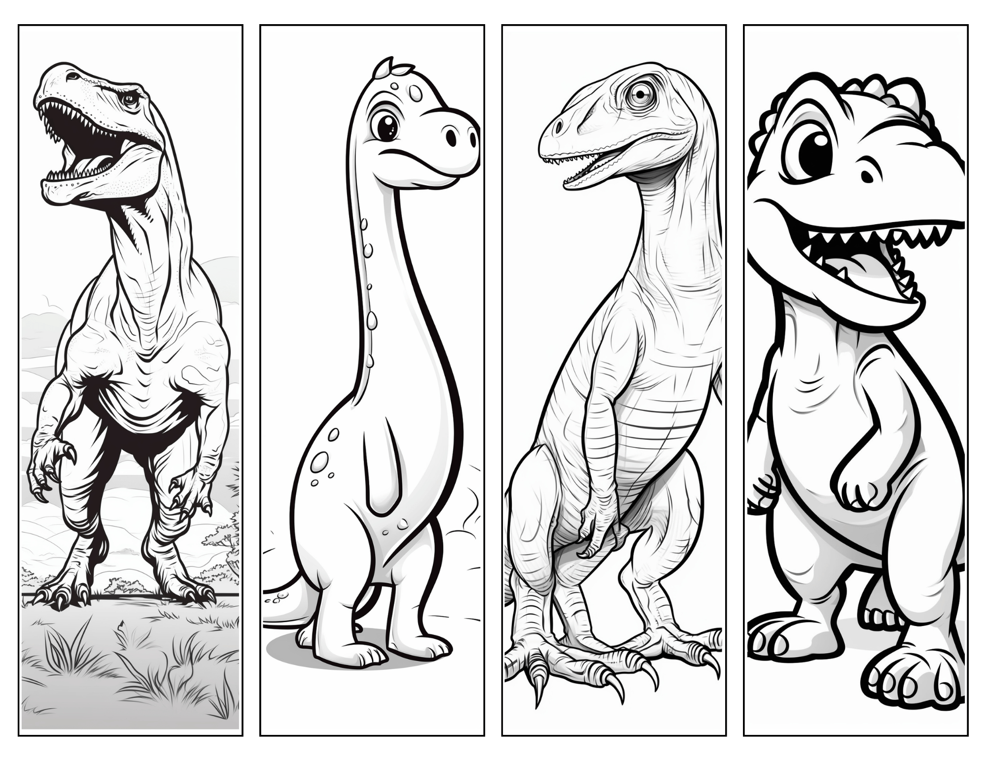 Printable Dinosaur Bookmark - Great For Encouraging Reading | Skip - Free Printable Dinosaur Bookmarks