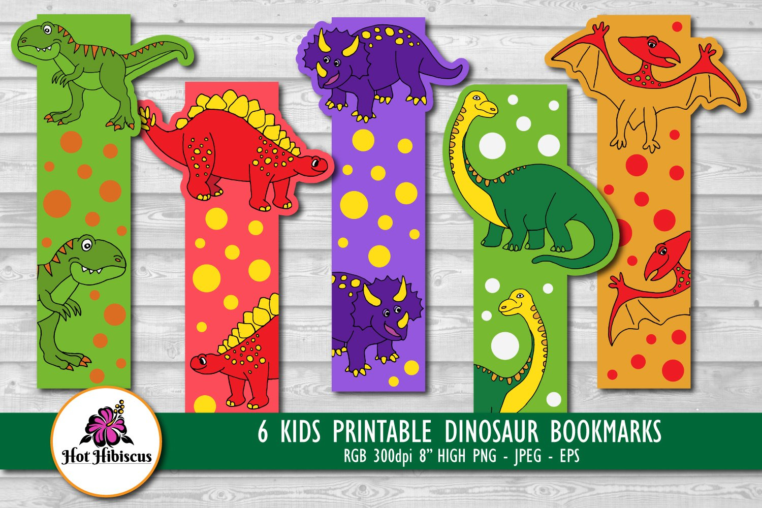 Printable Dinosaur Bookmarks, Cute Dino Bookmarks - Free Printable Dinosaur Bookmarks