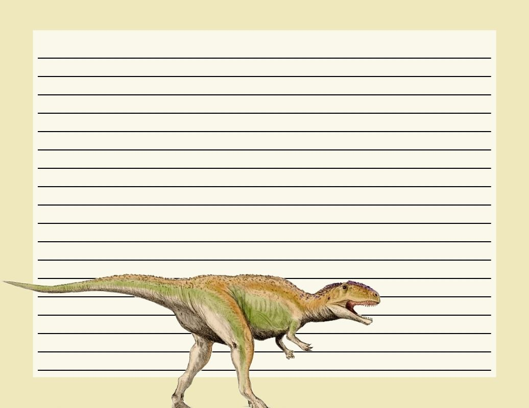 Printable Dinosaur Writing Paper - Free Printable Dinosaur Stationery